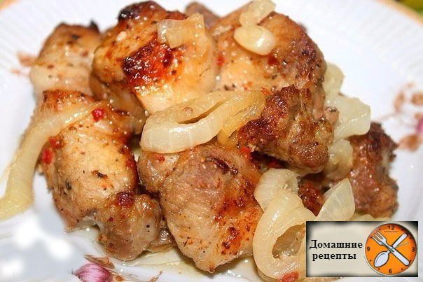 Шашлык на луковой подушке
