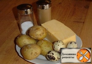 Картофель запеченный с яйцом