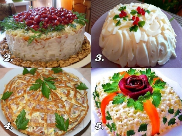 15 невероятно вкусных салатов для праздничного стола! 
