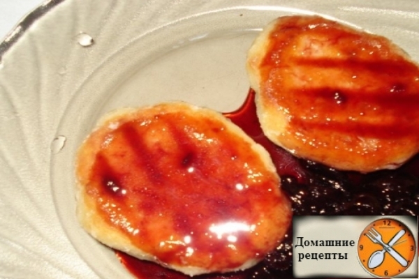 Манники с киселем