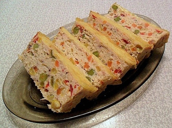 Куриный брусочек с овощами